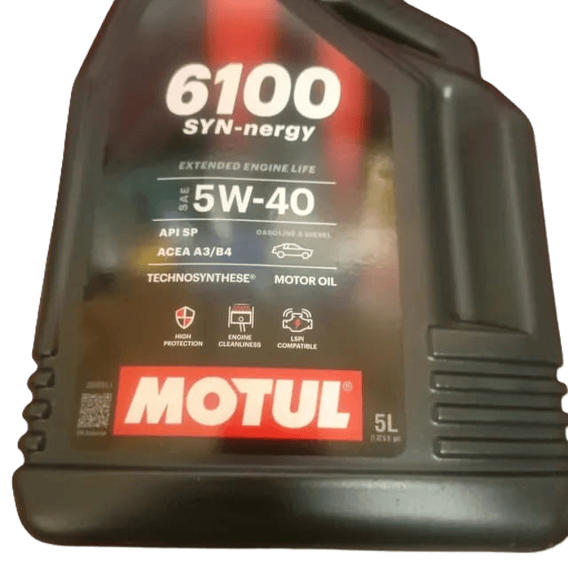 Motul 6100 Syn-nergy 5W-40 motor oil, 5-litre