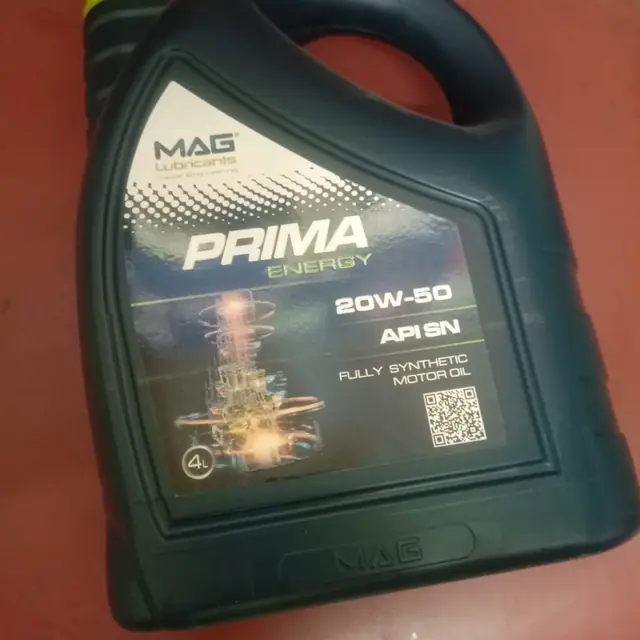 MAG Prima Energy 20W-50 fully synthetic motor oil, 4-litre