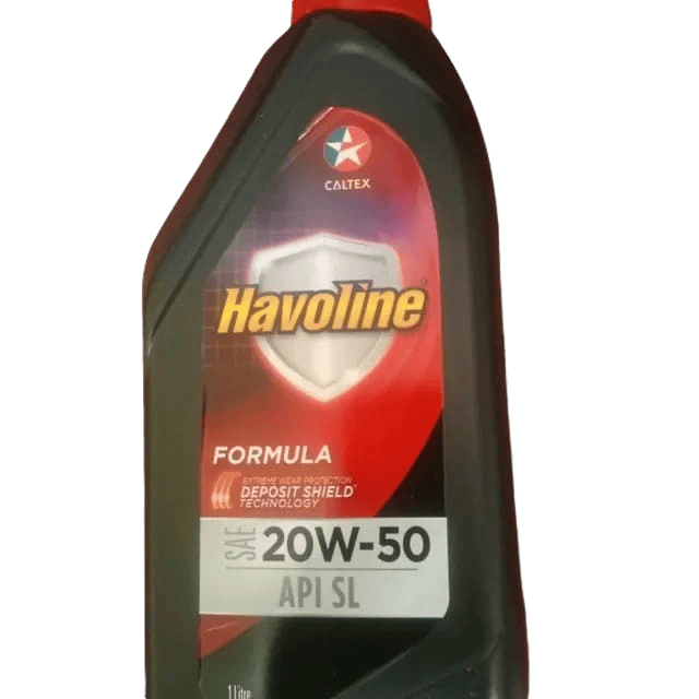 Caltex Havoline Formula 20W-50 motor oil, 1-litre