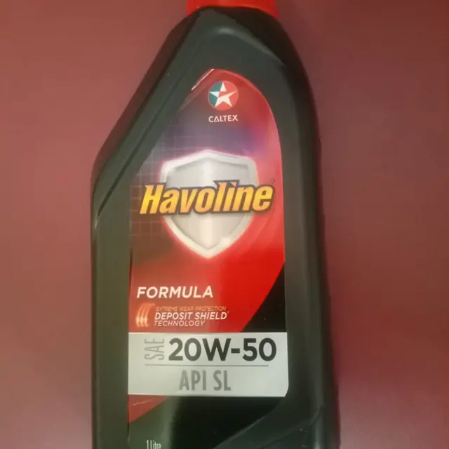 Caltex Havoline Formula 20W-50 motor oil, 1-litre