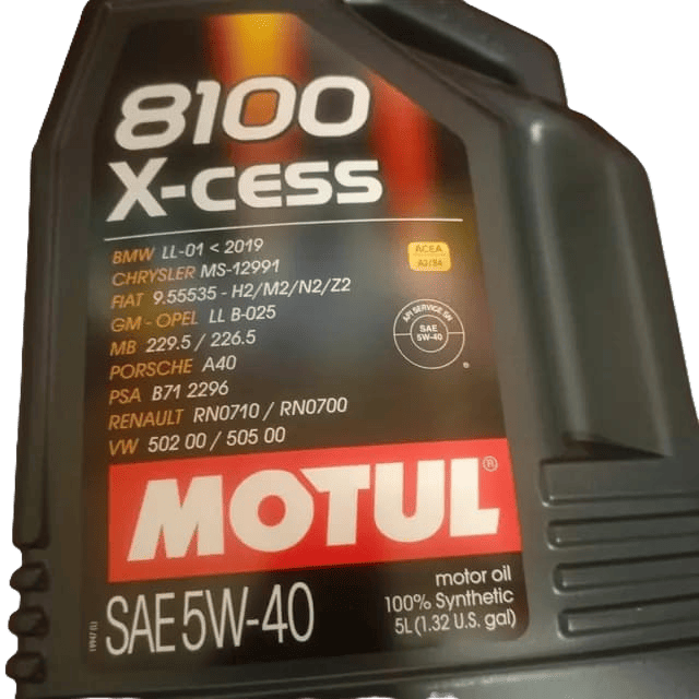 Motul 8100 X-cess 5W-40 motor oil, 5-litre